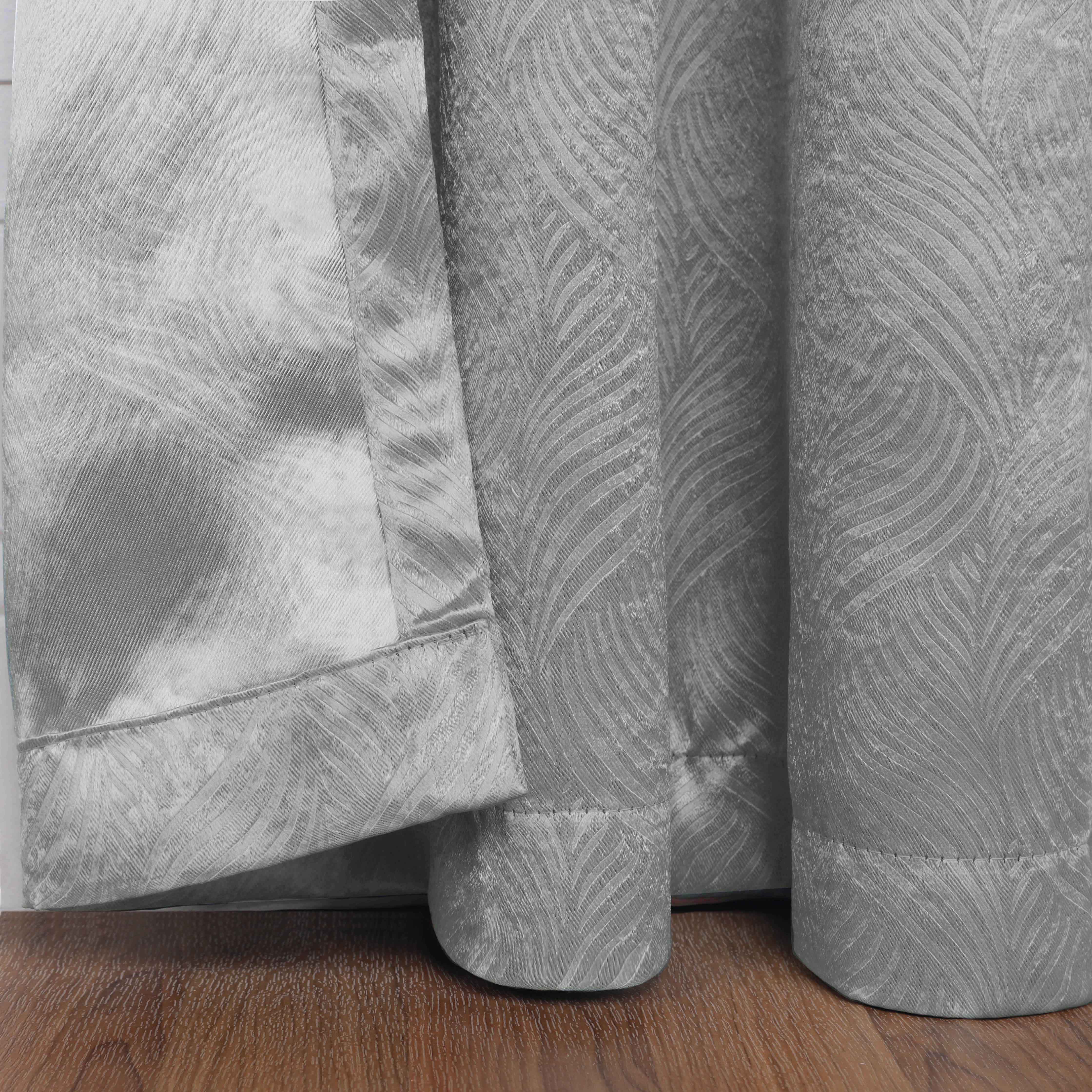 Waverly Geometric Washable Room Darkening Blackout Curtains, Set of 2 - Blackout Curtains by Superior Brand