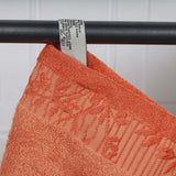 Wisteria Cotton Medium Weight Floral Jacquard Border 3 Piece Towel Set - Towel Set by Superior Brand