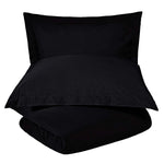 Cotton Blend 1200 Thread Count Solid Duvet Cover Set - Duvet Cover Set by Superior Brand