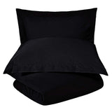Cotton Blend 1200 Thread Count Solid Duvet Cover Set - Duvet Cover Set by Superior Brand