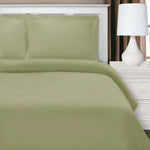 Cotton Blend 1200 Thread Count Solid Duvet Cover Set - Duvet Cover Set by Superior Brand