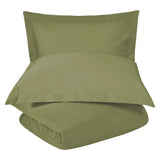 Cotton Blend 1200 Thread Count Solid Duvet Cover Set - Duvet Cover Set by Superior Brand