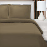 Cotton Blend 1200 Thread Count Solid Duvet Cover Set - Duvet Cover Set by Superior Brand