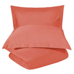 Cotton Blend 1200 Thread Count Solid Duvet Cover Set - Duvet Cover Set by Superior Brand