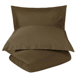 Cotton Blend 1200 Thread Count Solid Duvet Cover Set - Duvet Cover Set by Superior Brand
