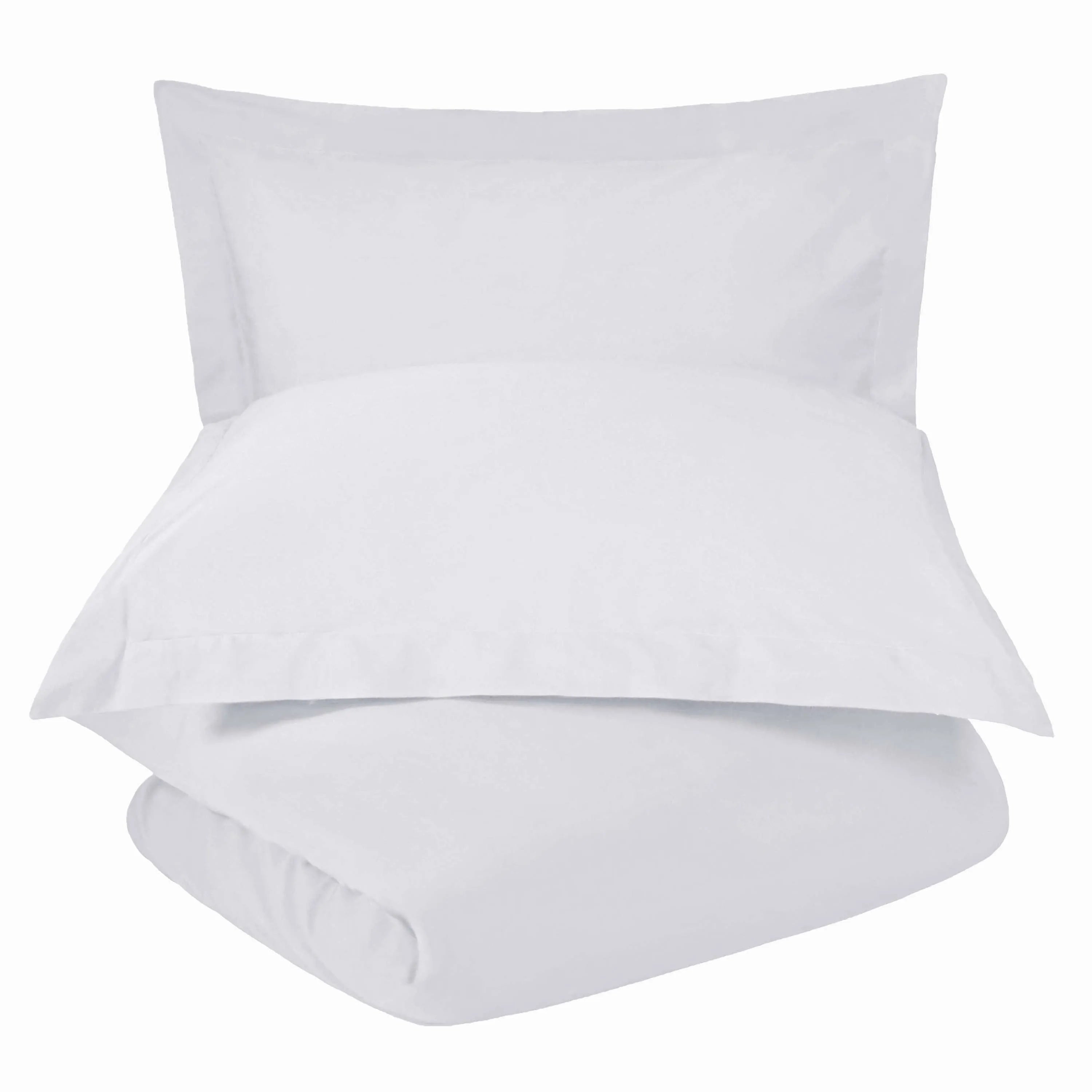Cotton Blend 1200 Thread Count Solid Duvet Cover Set - Duvet Cover Set by Superior Brand