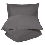 Cotton Blend 1200 Thread Count Solid Duvet Cover Set - Duvet Cover Set by Superior Brand