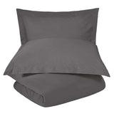 Cotton Blend 1200 Thread Count Solid Duvet Cover Set - Duvet Cover Set by Superior Brand