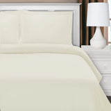 Cotton Blend 1200 Thread Count Solid Duvet Cover Set - Duvet Cover Set by Superior Brand