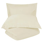 Cotton Blend 1200 Thread Count Solid Duvet Cover Set - Duvet Cover Set by Superior Brand