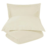 Cotton Blend 1200 Thread Count Solid Duvet Cover Set - Duvet Cover Set by Superior Brand