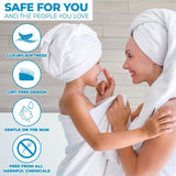 Zero Twist Cotton Ultra-Soft Absorbent Face Towel Washcloth Set of 12 - Face Towel by Superior Brand
