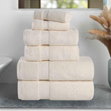 Zero-Twist Cotton Quick-Drying Absorbent Assorted 6 Piece Towel Set - Towel Set by Superior Brand