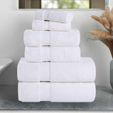 Zero-Twist Cotton Quick-Drying Absorbent Assorted 6 Piece Towel Set - Towel Set by Superior Brand