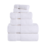 Zero-Twist Cotton Quick-Drying Absorbent Assorted 6 Piece Towel Set - Towel Set by Superior Brand