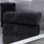 Zero-Twist Cotton Solid Soft Absorbent 2 Piece Bath Sheet Set - Bath Sheets by Superior Brand