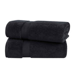 Zero-Twist Cotton Solid Soft Absorbent 2 Piece Bath Sheet Set - Bath Sheets by Superior Brand