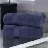 Zero-Twist Cotton Solid Soft Absorbent 2 Piece Bath Sheet Set - Bath Sheets by Superior Brand