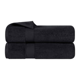 Zero Twist Cotton Ultra-Soft Absorbent Bath Towel Set of 2 - Bath Towel by Superior Brand