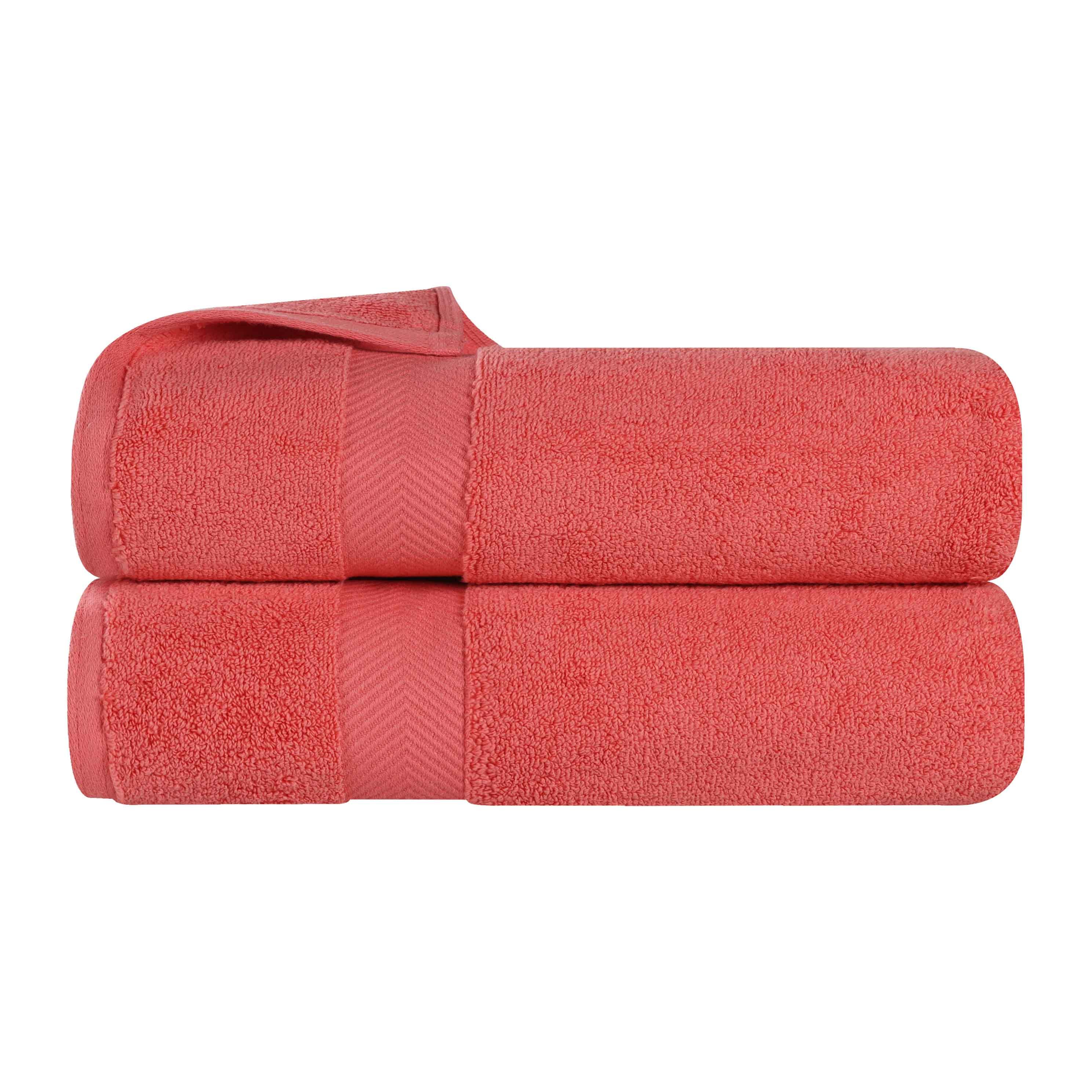 Zero Twist Cotton Ultra-Soft Absorbent Bath Towel Set of 2 - Bath Towel by Superior Brand