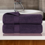 Zero Twist Cotton Ultra-Soft Absorbent Bath Towel Set of 2 - Bath Towel by Superior Brand