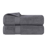 Zero Twist Cotton Ultra-Soft Absorbent Bath Towel Set of 2 - Bath Towel by Superior Brand