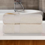Zero Twist Cotton Ultra-Soft Absorbent Bath Towel Set of 2 - Bath Towel by Superior Brand