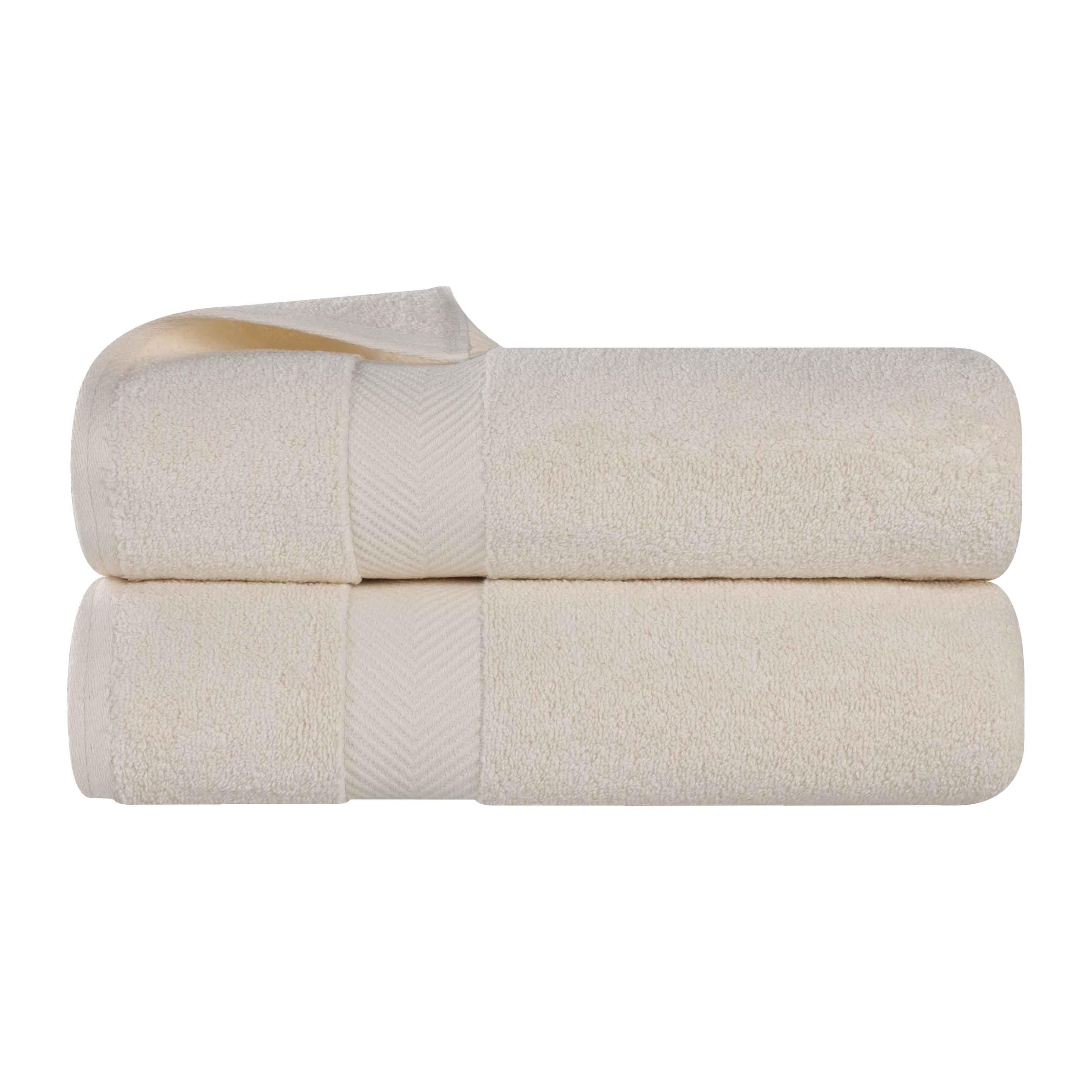 Zero Twist Cotton Ultra-Soft Absorbent Bath Towel Set of 2 - Bath Towel by Superior Brand