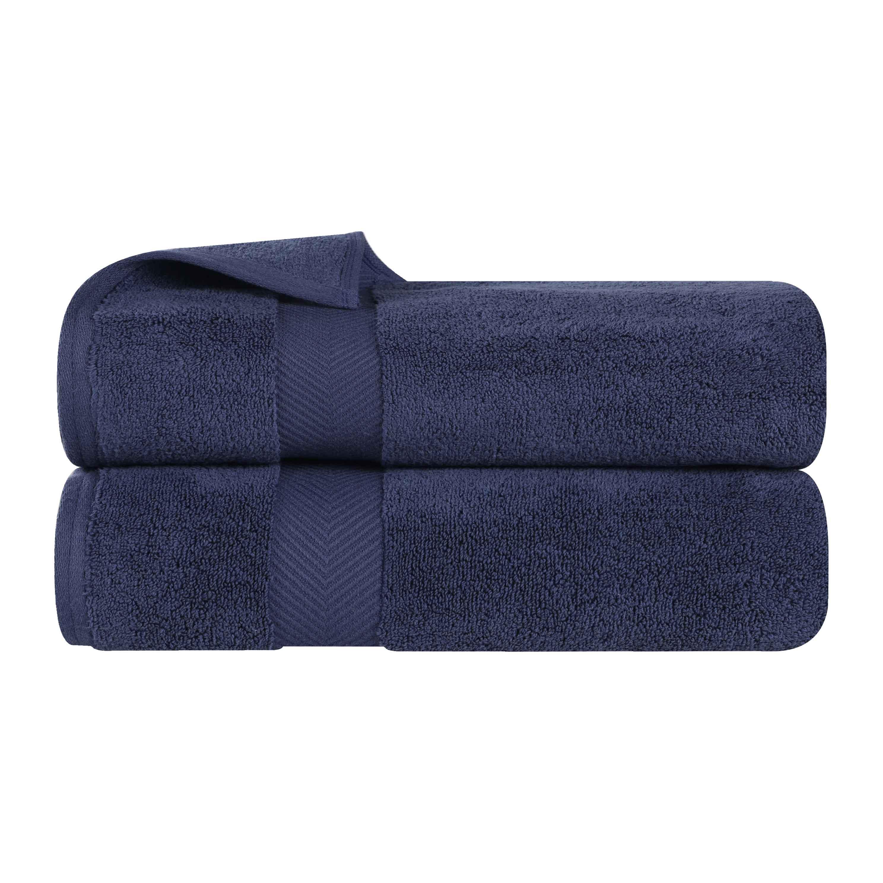 Zero Twist Cotton Ultra-Soft Absorbent Bath Towel Set of 2 - Bath Towel by Superior Brand
