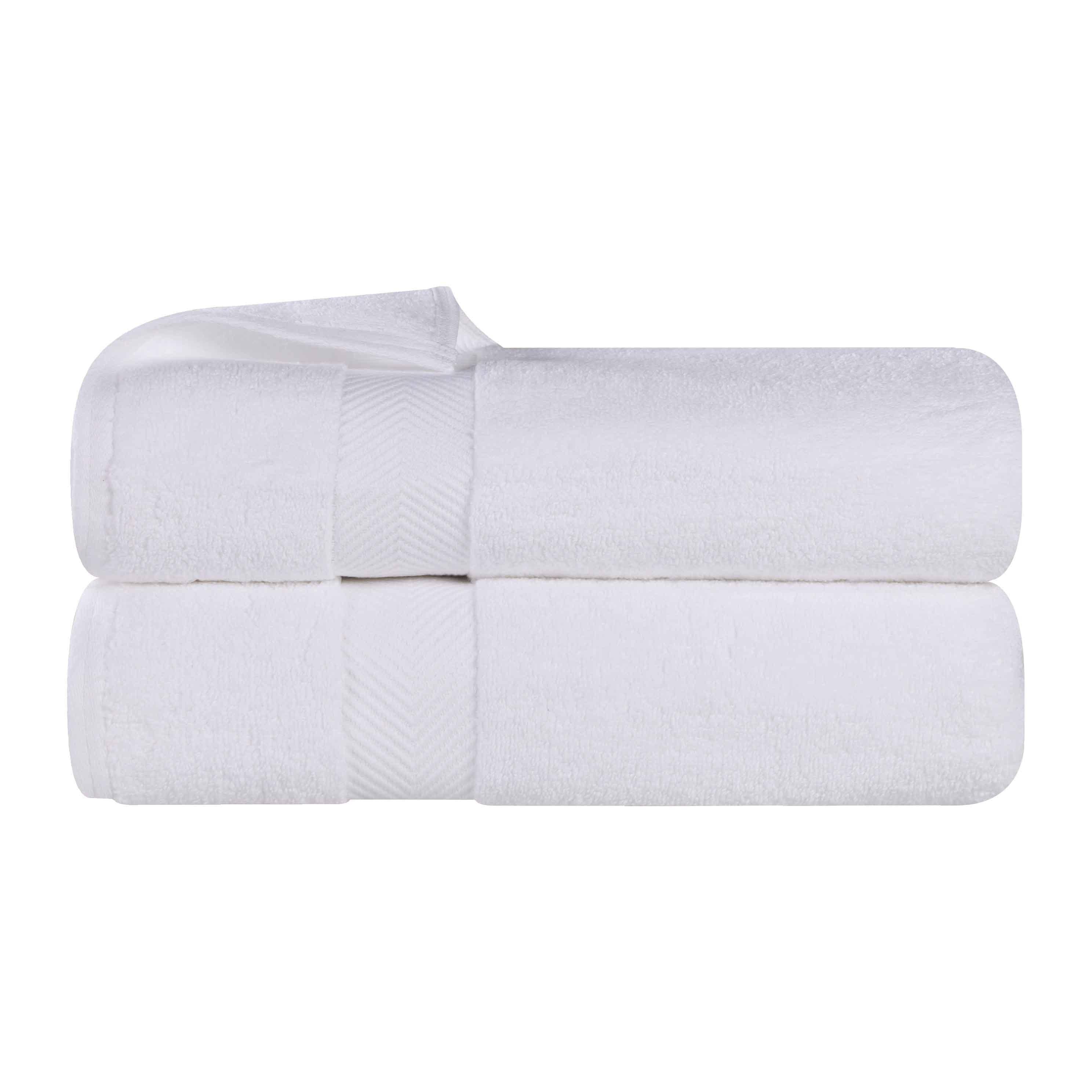 Zero Twist Cotton Ultra-Soft Absorbent Bath Towel Set of 2 - Bath Towel by Superior Brand