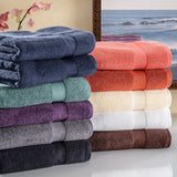 Zero Twist Cotton Ultra-Soft Absorbent Face Towel Washcloth Set of 12 - Face Towel by Superior Brand