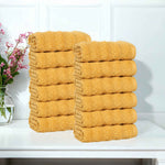 Zero Twist Cotton Face Towel Set 12-Piece - Zuma - Face Towel by Superior Brand