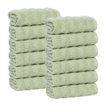 Zero Twist Cotton Face Towel Set 12-Piece - Zuma - Face Towel by Superior Brand