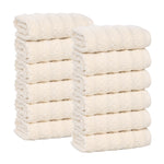 Zero Twist Cotton Face Towel Set 12-Piece - Zuma - Face Towel by Superior Brand