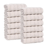 Zero Twist Cotton Face Towel Set 12-Piece - Zuma - Face Towel by Superior Brand