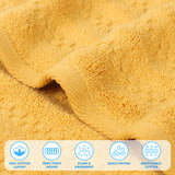 Zero Twist Cotton Face Towel Set 12-Piece - Zuma - Face Towel by Superior Brand