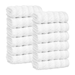 Zero Twist Cotton Face Towel Set 12-Piece - Zuma - Face Towel by Superior Brand