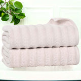 Zero Twist Cotton Waffle Textured Bath Towel Set of 2 - Bath Towel by Superior Brand