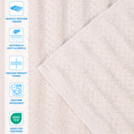 Zero Twist Cotton Waffle Textured Bath Towel Set of 2 - Bath Towel by Superior Brand