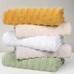 Zero Twist Cotton Waffle Textured Bath Towel Set of 2 - Bath Towel by Superior Brand