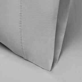 Superior 1000 Thread Count Lyocell Blend Solid Pillowcase Set - Grey