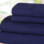 300 Thread Count 100% Cotton Sheet Set Percale Solid Deep Pocket - Sheet Set by Superior Brand