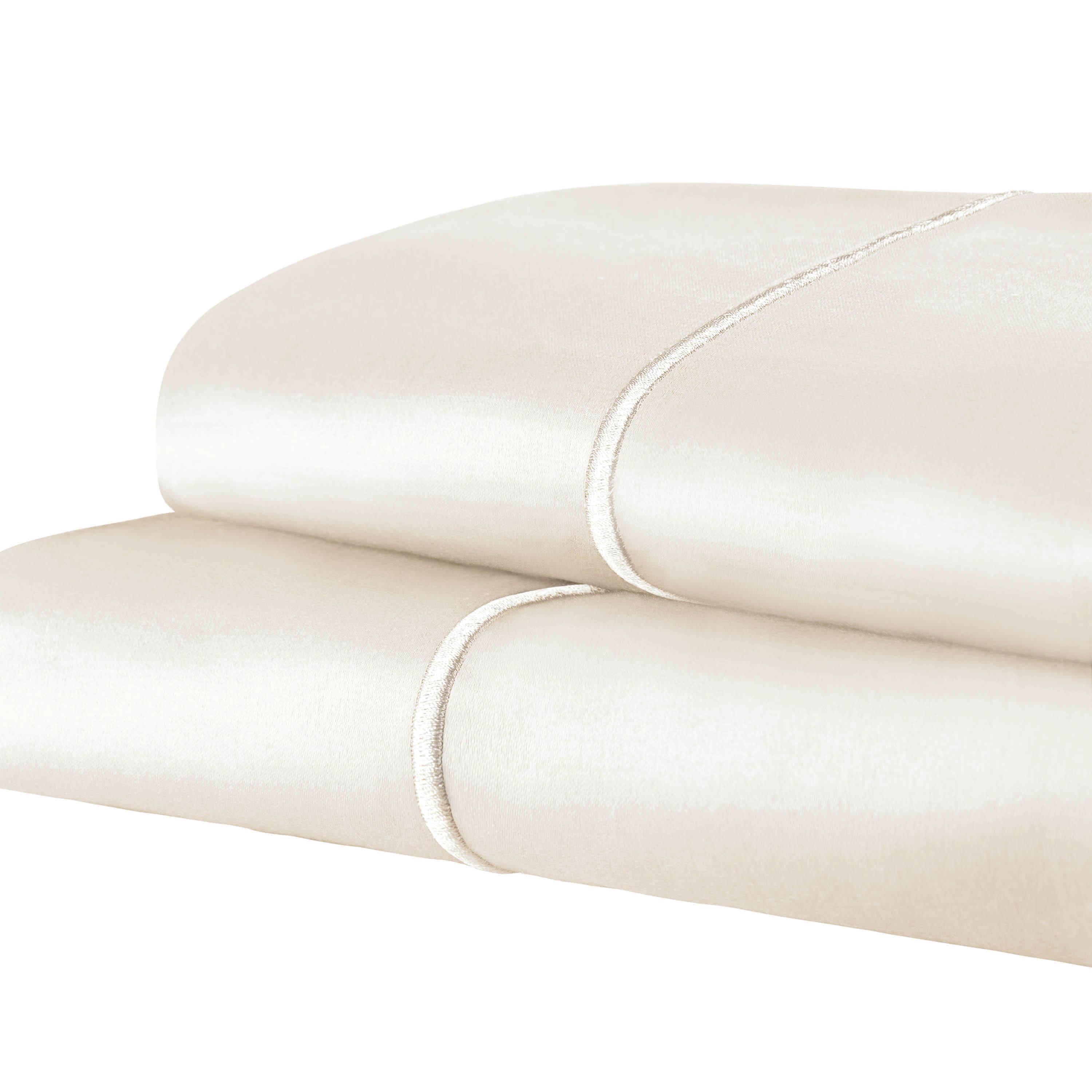 1500 Thread Count Ultra Soft Cotton Marrow Stitch Solid Pillowcase Set - Pillowcases by Superior Brand
