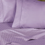 300 Thread Count Egyptian Cotton Sateen Stripe Bed Sheet Set - Egyptian Cotton Sheet Set by Superior Brand