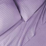 300 Thread Count Egyptian Cotton Sateen Stripe Bed Sheet Set - Egyptian Cotton Sheet Set by Superior Brand