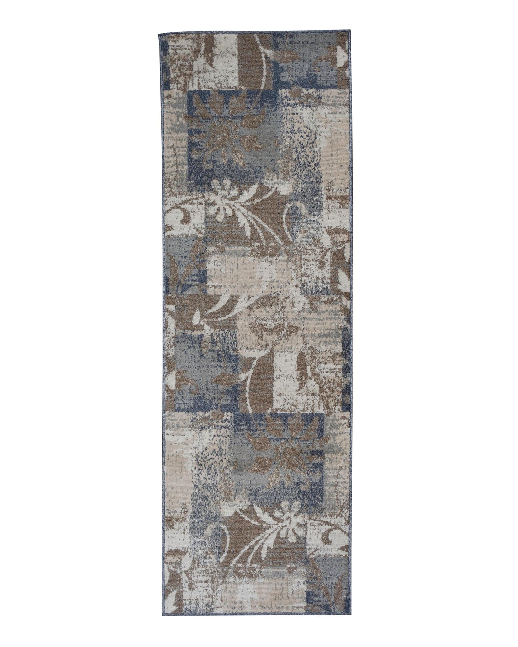 Pastiche Contemporary Floral Patchwork Area Rug-Rugs by Superior-Home City Inc
