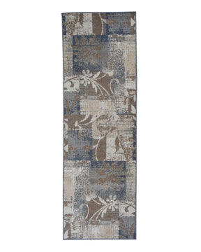  Superior Pastiche Contemporary Floral Patchwork Area Rug - Ivory