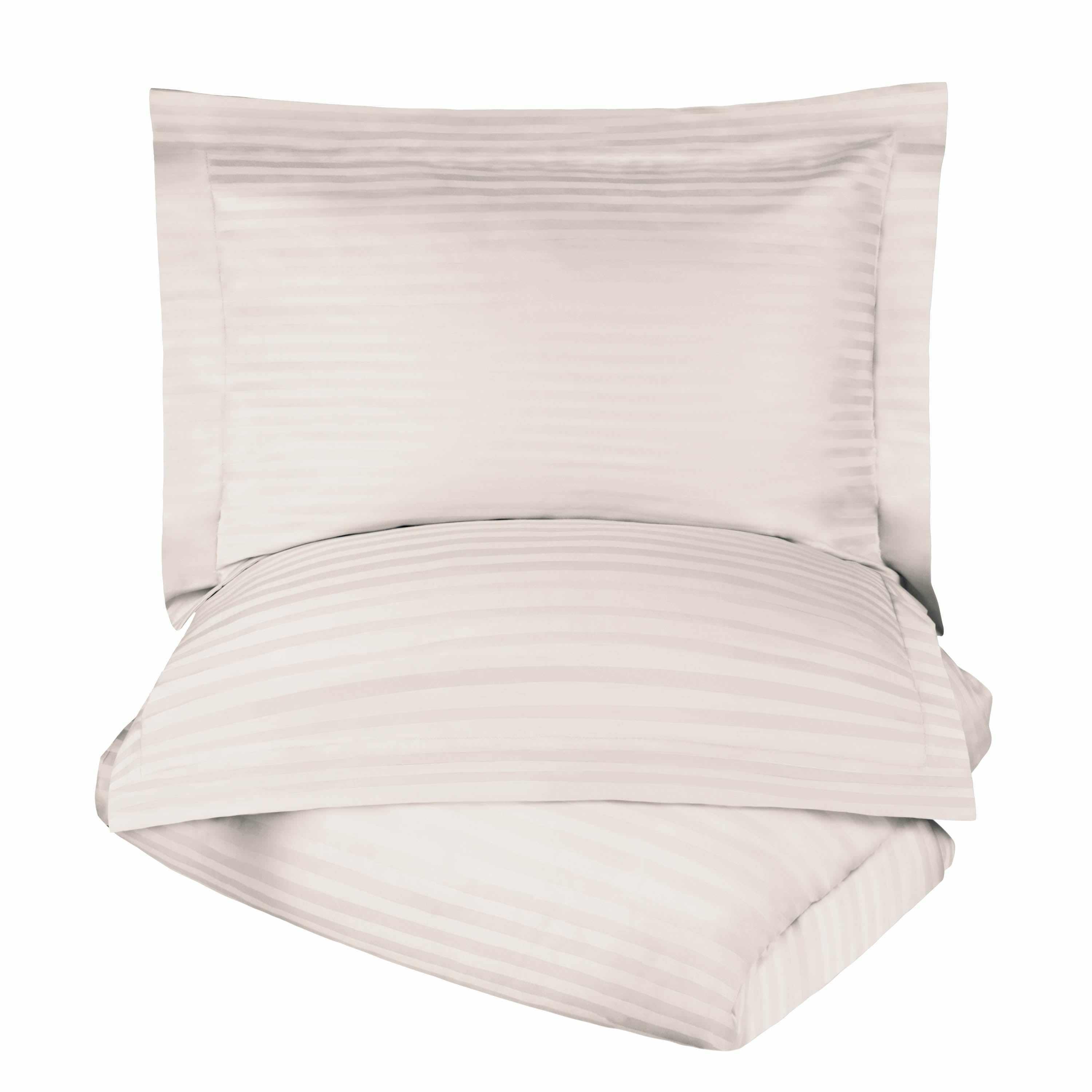 400 Thread Count Egyptian Cotton Stripe Duvet Cover - Egyptian Cotton Duvet Cover Set by Superior Brand