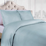400 Thread Count Egyptian Cotton Stripe Duvet Cover - Egyptian Cotton Duvet Cover Set by Superior Brand