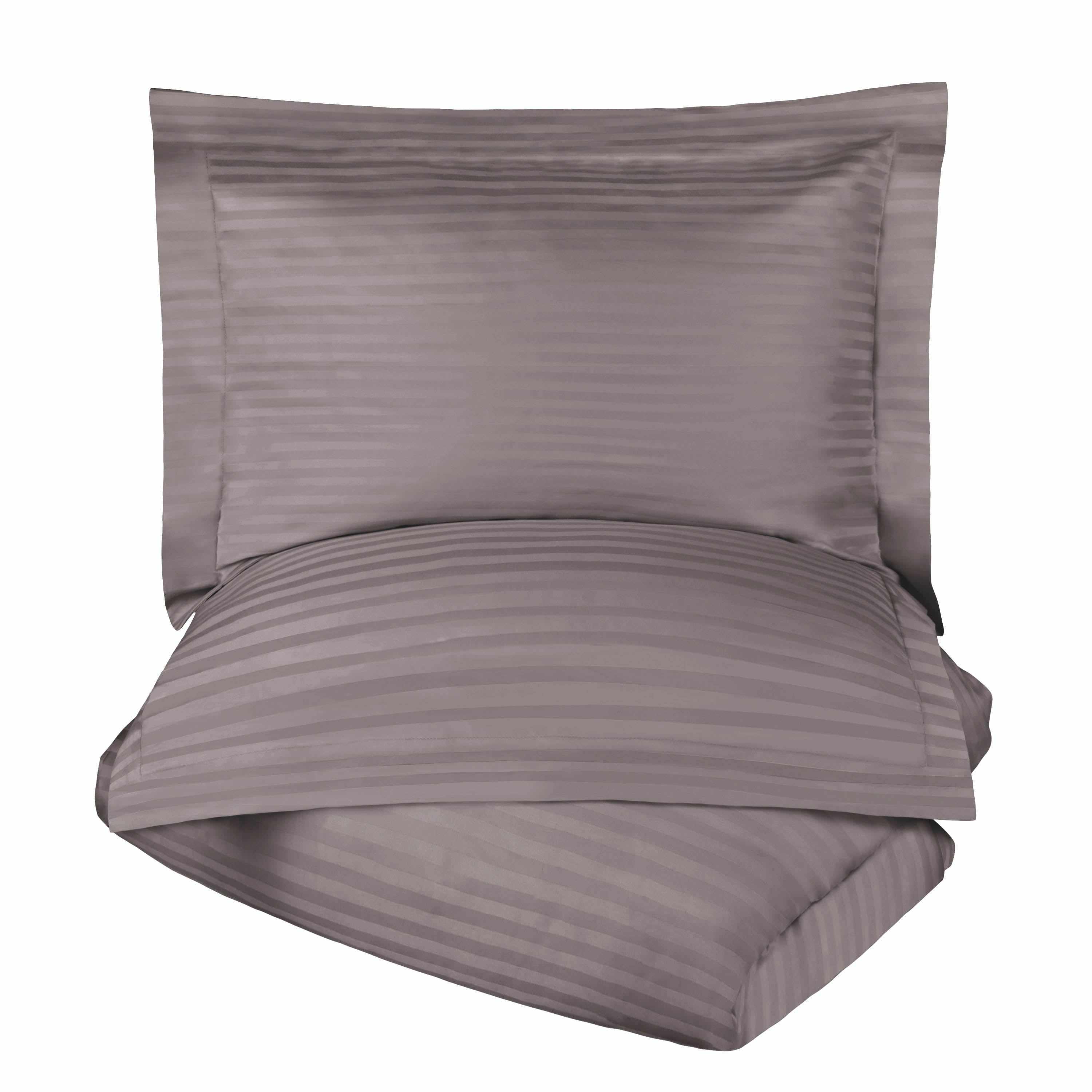 400 Thread Count Egyptian Cotton Stripe Duvet Cover - Egyptian Cotton Duvet Cover Set by Superior Brand